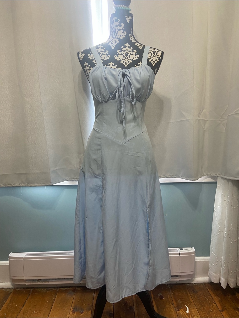 Milkmaid Style Corset Back Dress